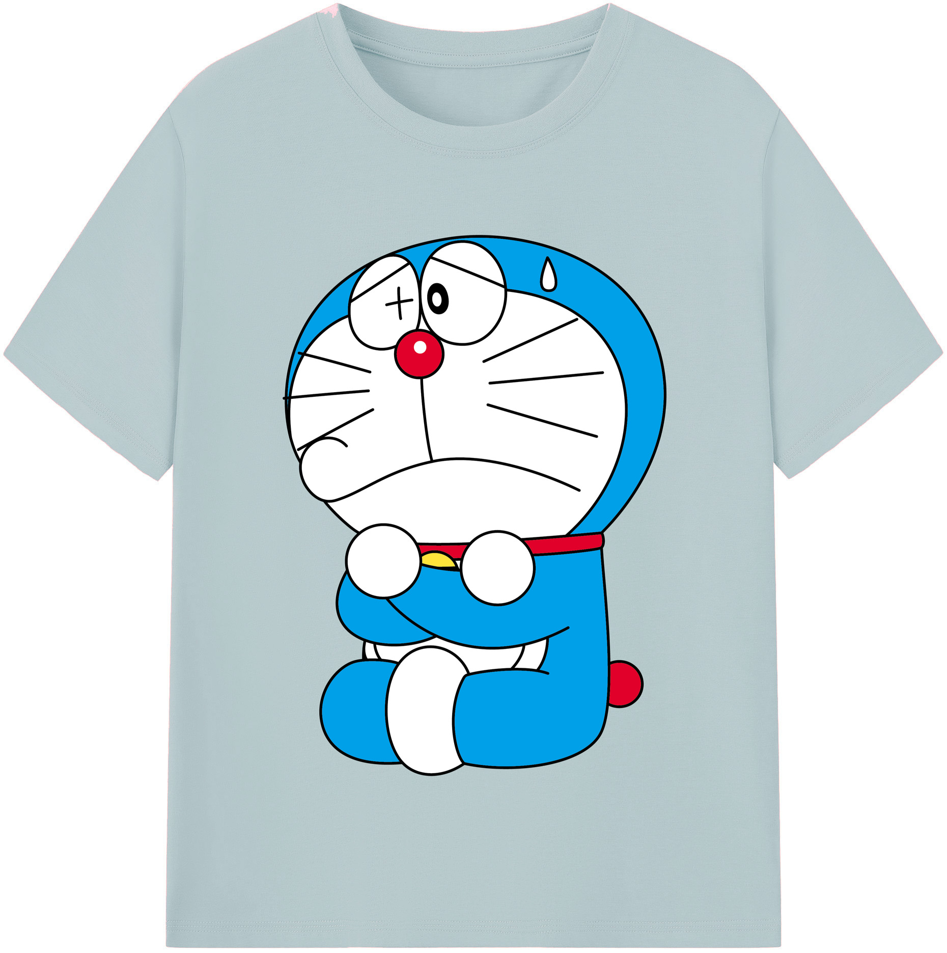 （画像用） ドラえもん Doraemon 綿100％半袖Tシャツ（フロントプリント）